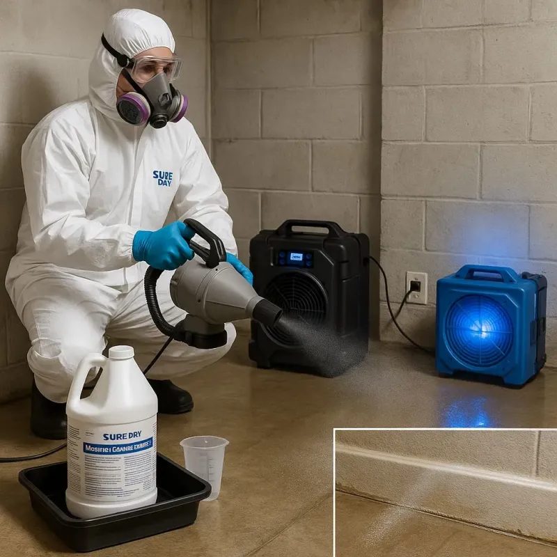 Sanitization and Odor Removal process in West Branch, MI