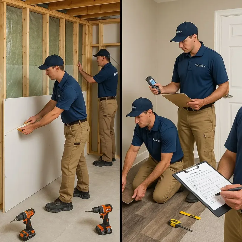 Repairs and Reconstruction process in West Branch, MI